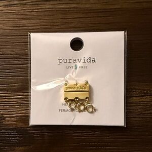 Pura Vida Brass Base with Gold Plating Layered Necklace Clasp NWT